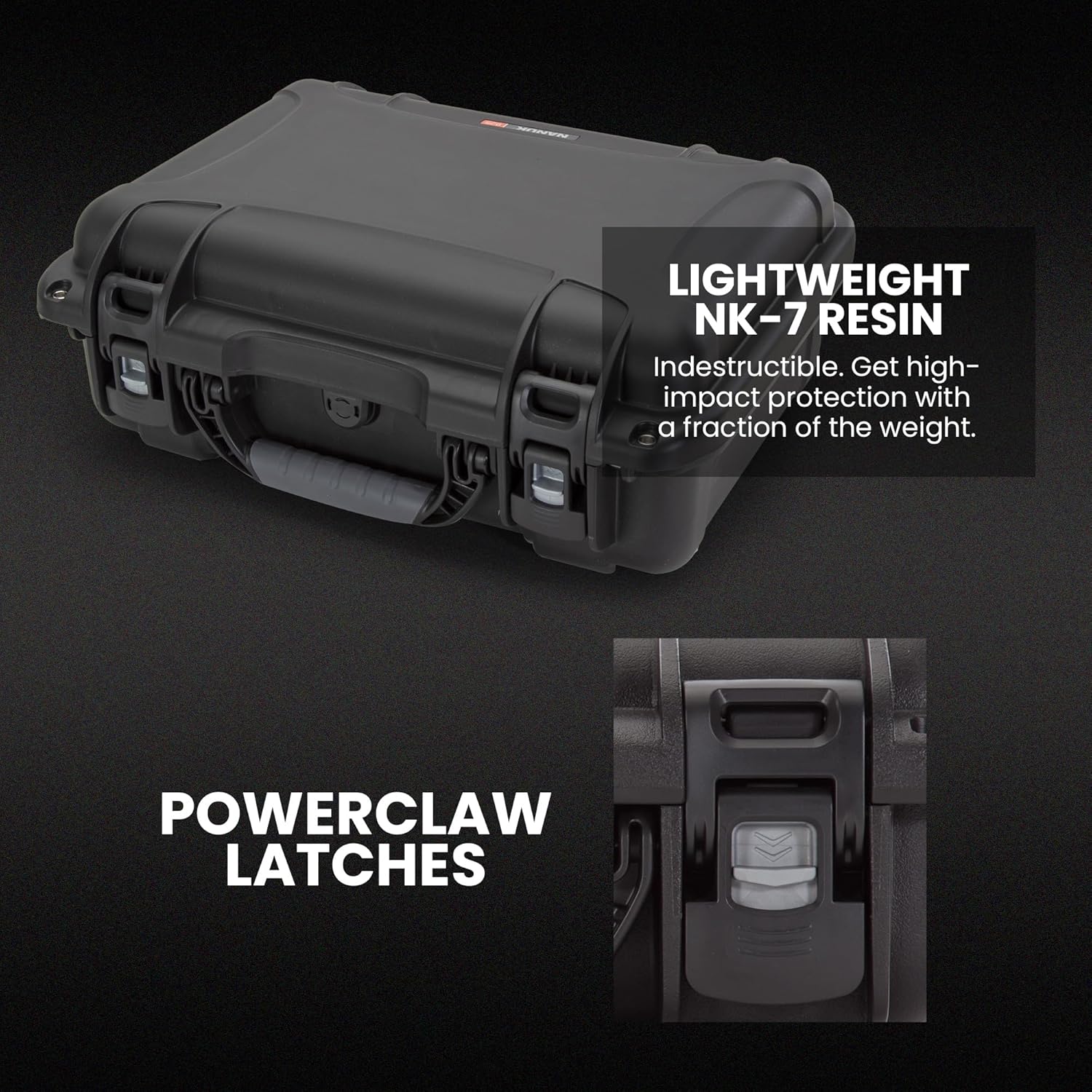 NANUK 925 Hard Case with Custom Foam Insert for 4 UP Pistols