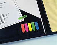 Redi-Tag 5-Color Arrow Flags in Handy Clip-On Holder, 125 Flags per Pack