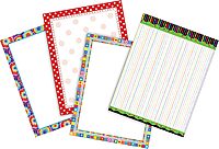 BARKER CREEK Designer Computer Paper Set, Letter Size 8.5 x 11, 200 Sheets (4 Designs)