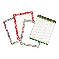 BARKER CREEK Designer Computer Paper Set, Letter Size 8.5 x 11, 200 Sheets (4 Designs)