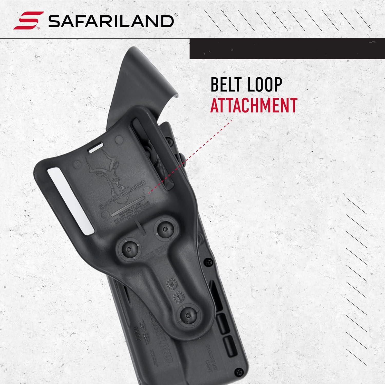 SAFARILAND Model 7360 7TS ALS/SLS Mid-Ride Duty Holster