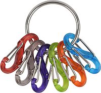 Nite Ize KRG2-11-R3 Ring Key Chain, Stainless .7in x 2.3in x .5"