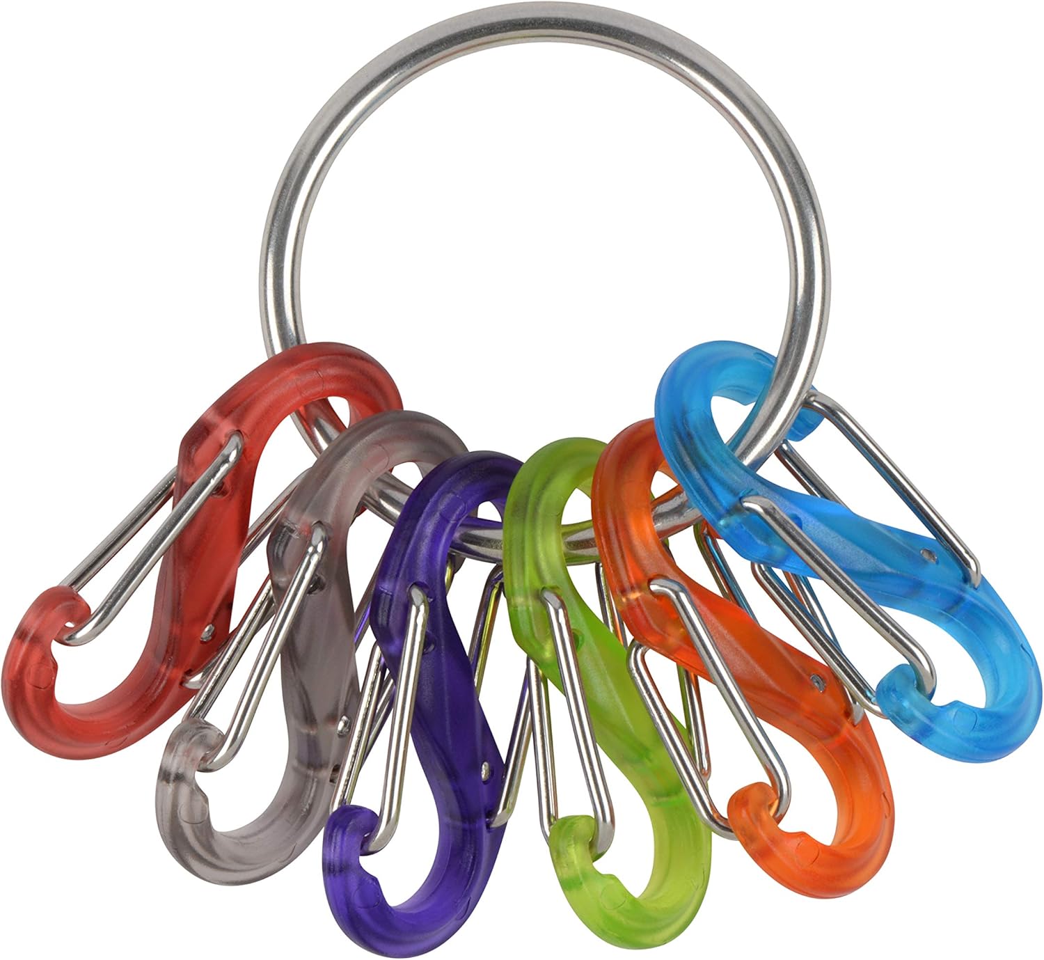 Nite Ize KRG2-11-R3 Ring Key Chain, Stainless .7in x 2.3in x .5"