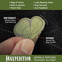 MAXPEDITION Lucky Shot Clover PVC Morale Patch