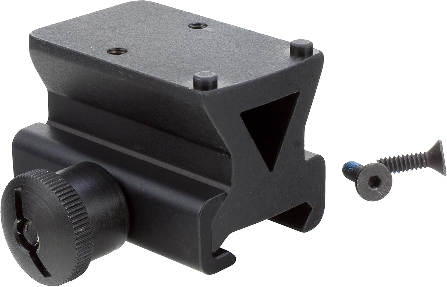 Trijicon AC32062 Colt Knob Picatinny Rail Mount Adapter RMR 1/3 Lower Co-Witness, Black