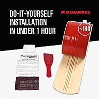 MEGAWARE KEELGUARD Self-Adhesive DIY Keel Guard 5-Inch Wide (9 Standard Lengths, 11 Colors)