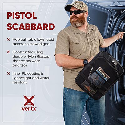 Vertx VTAC Rifle Scabbard Shot-Gun Case, Concealed Carry Bag Ammo Holder, Tactical Gear Travel Accessories