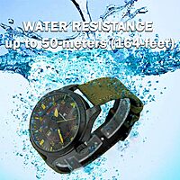 Smith & Wesson Men's N.A.T.O. Watch, 5ATM, Japanese Movement, Stainless Steel, Water Resistant, Tactical Watch