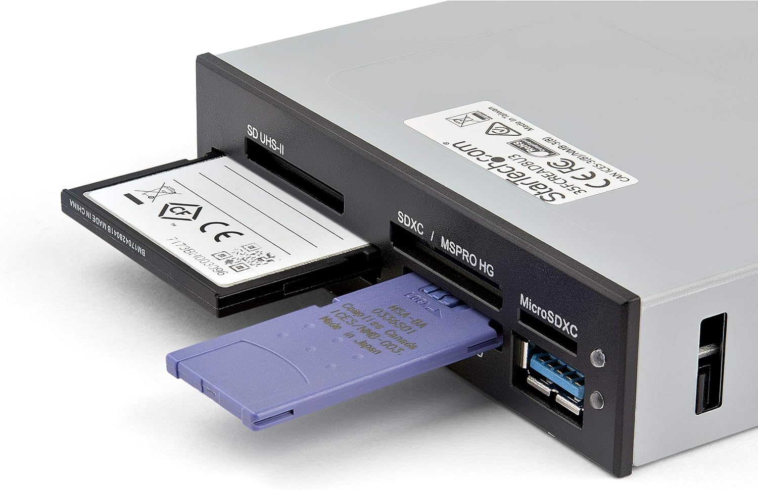 StarTech.com 3.5in Drive Bay Internal Multi-Card Reader and CompactFlash IDE Adapter