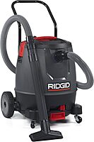 RIDGID 50338 1650RV Motor-on-Bottom Wet Dry Vacuum, 16-Gallon Shop Vacuum with Cart, 6.5 Peak HP Motor, Large Wheels
