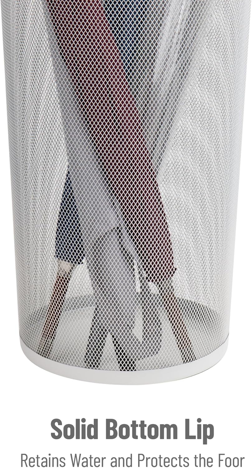 MIND READER Metal Mesh Umbrella Stand Multi-Purpose Storage