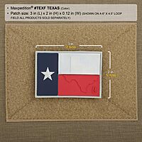 MAXPEDITION Gear Texas Flag PVC Morale Patch