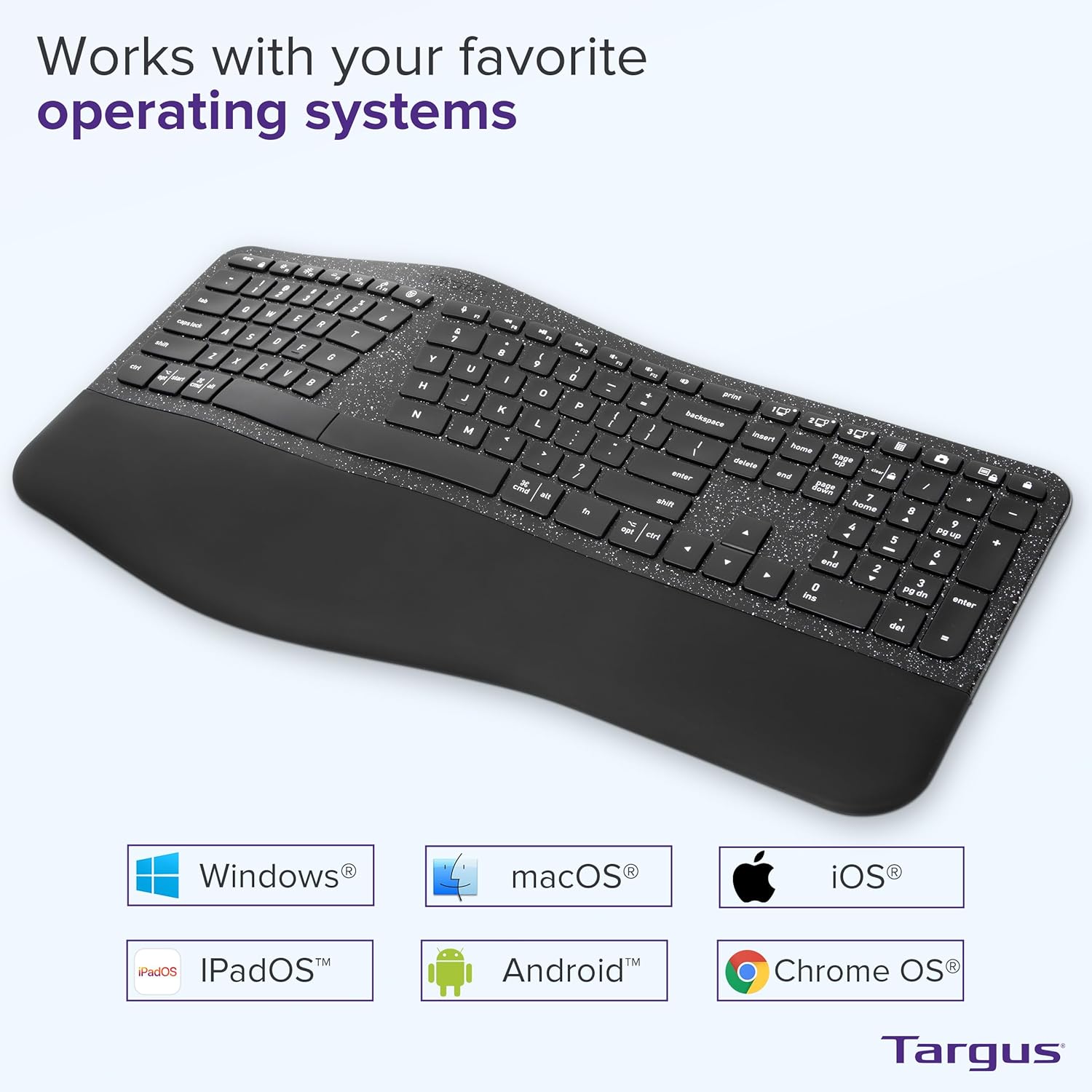 Targus Full-Size Sustainable EcoSmart Bluetooth Keyboard