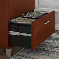 Bush Furniture 2 Drawer Lateral File Cabinet, Letter and Legal-Size Document Storage, Somerset Collection