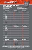 Champion AR500 3/8" Gong 4"