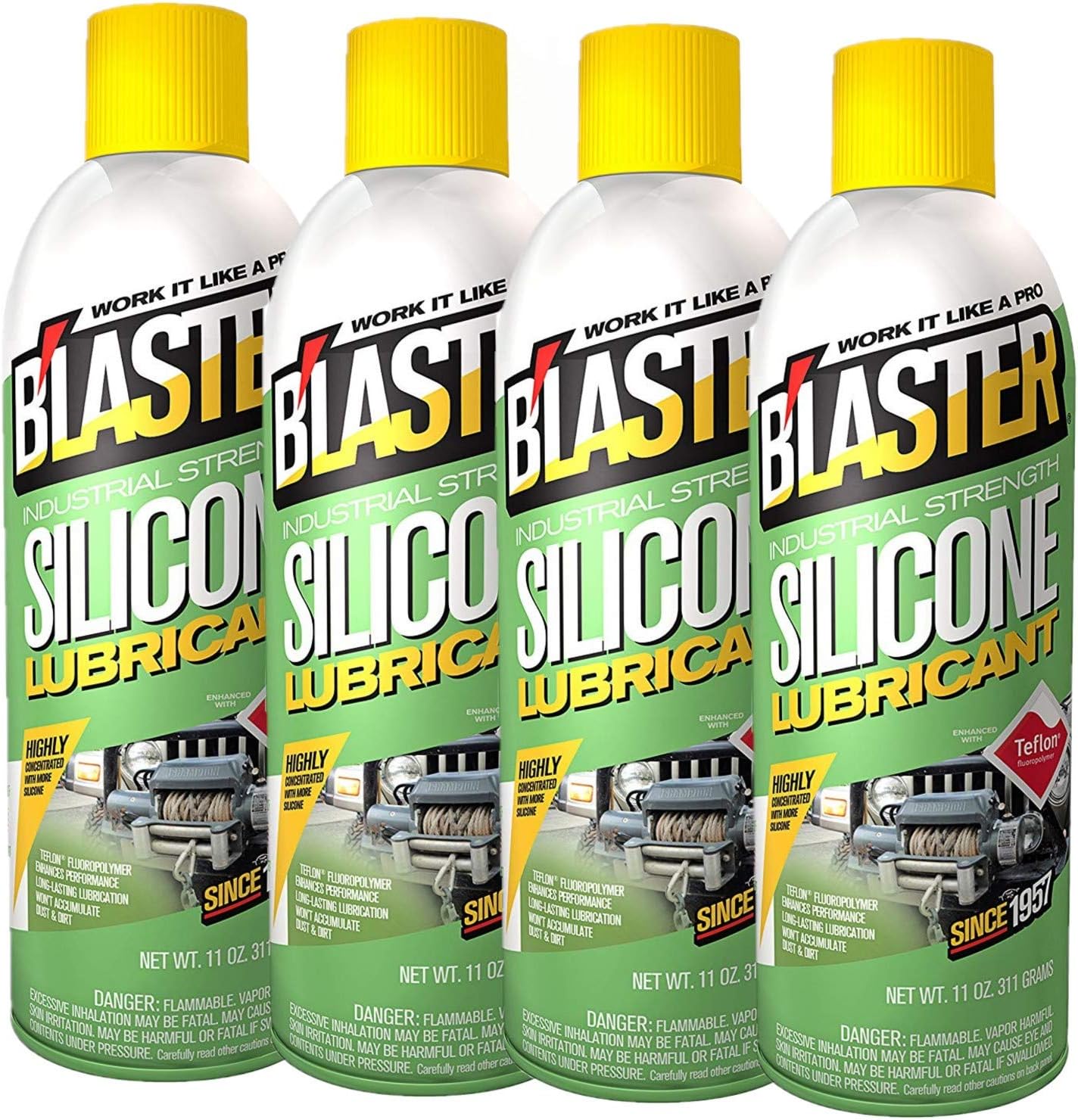 Blaster Silicone Lubricant 11 oz. Can (Pack of 4)