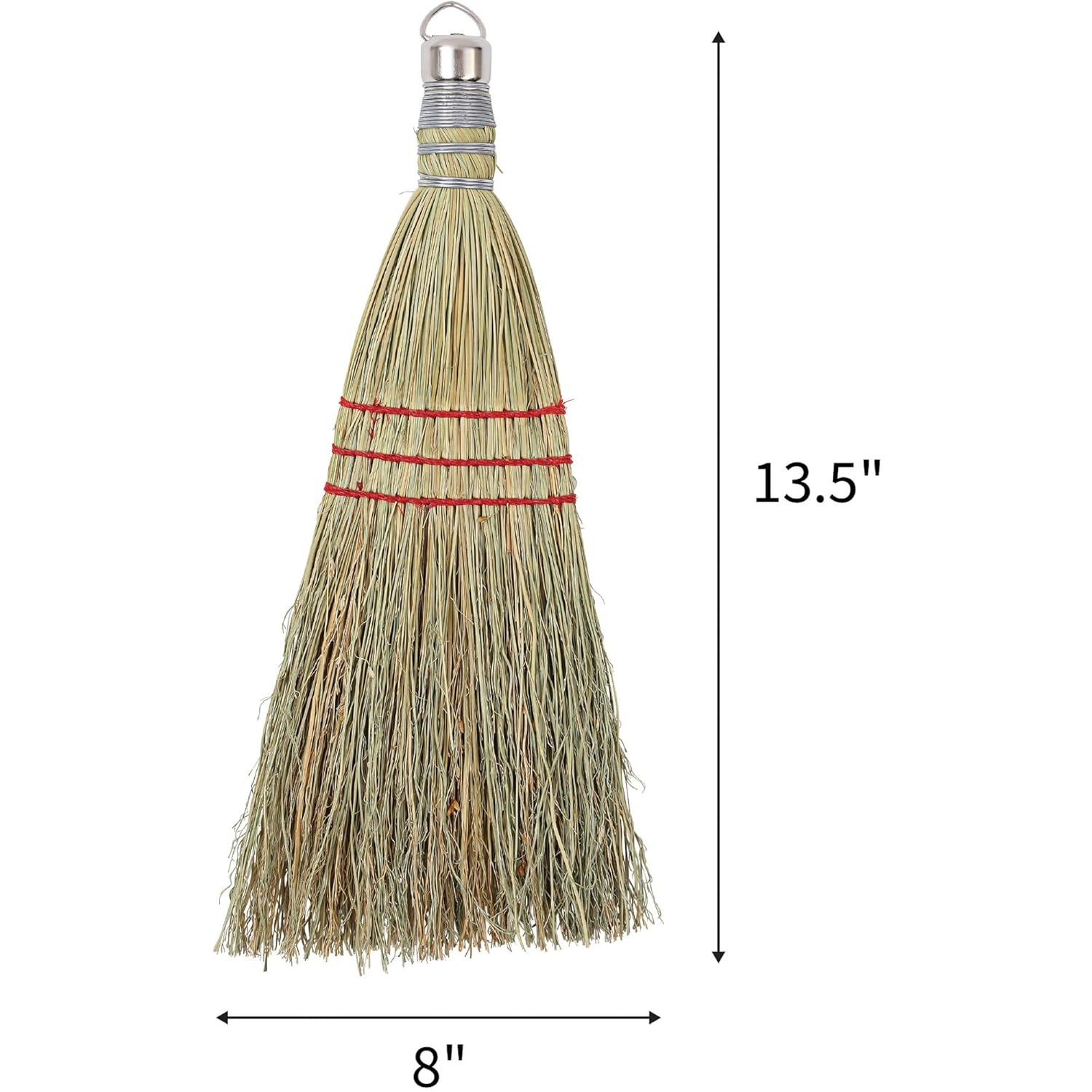 Genuine Joe Whisk Broom, Metal Hang Ring, Natural, 1 Count