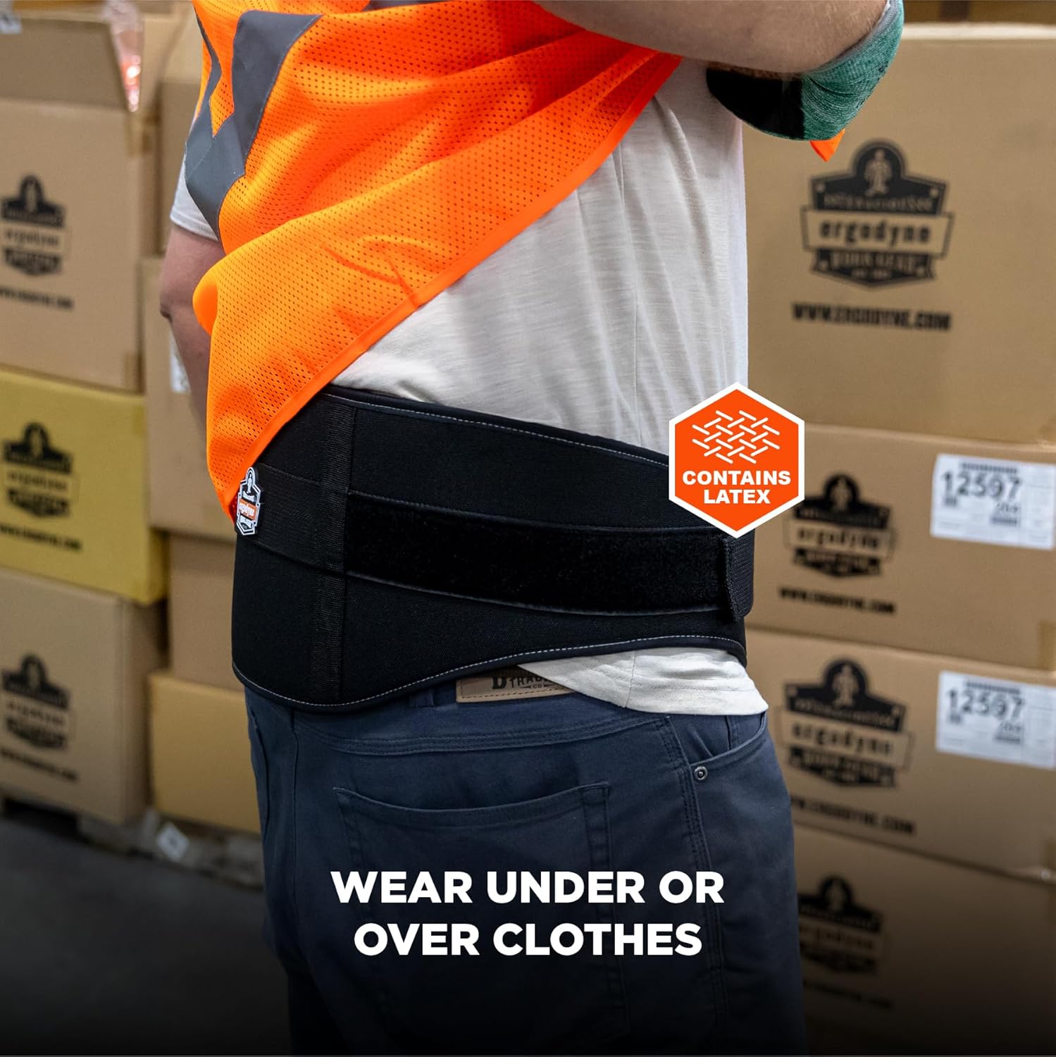 Ergodyne ProFlex 1500 Weight Lifters-Style Back Support Belt