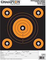 CHAMPION ShotKeeper 5-Bulls Paper Targets