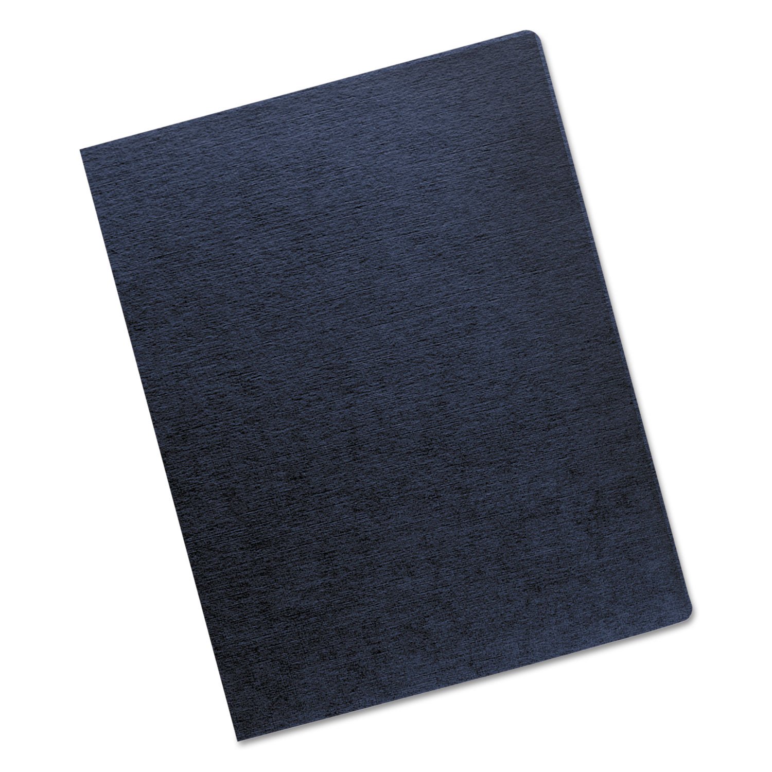 Fellowes Linen Presentation Covers, 11-1/4 Inch x 8-3/4 Inch, Navy, 200 per Pack (52113)