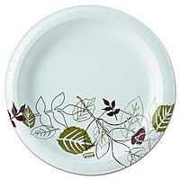 Dixie Ultra SXP9PATH Pathways Soak Proof Shield Heavyweight Paper Plates, WiseSize, 8 1/2" (Pack of 125)
