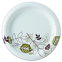 Dixie Ultra SXP9PATH Pathways Soak Proof Shield Heavyweight Paper Plates, WiseSize, 8 1/2" (Pack of 125)