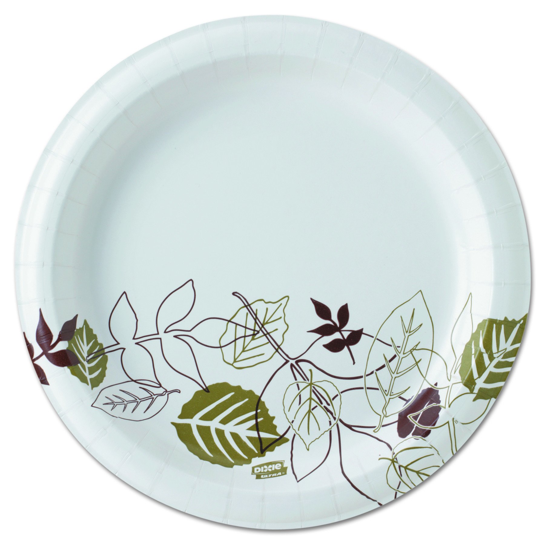 Dixie Ultra SXP9PATH Pathways Soak Proof Shield Heavyweight Paper Plates, WiseSize, 8 1/2" (Pack of 125)