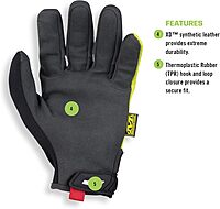 Mechanix Wear The Original Hi-Viz Gloves - High-Visibility Work Gloves