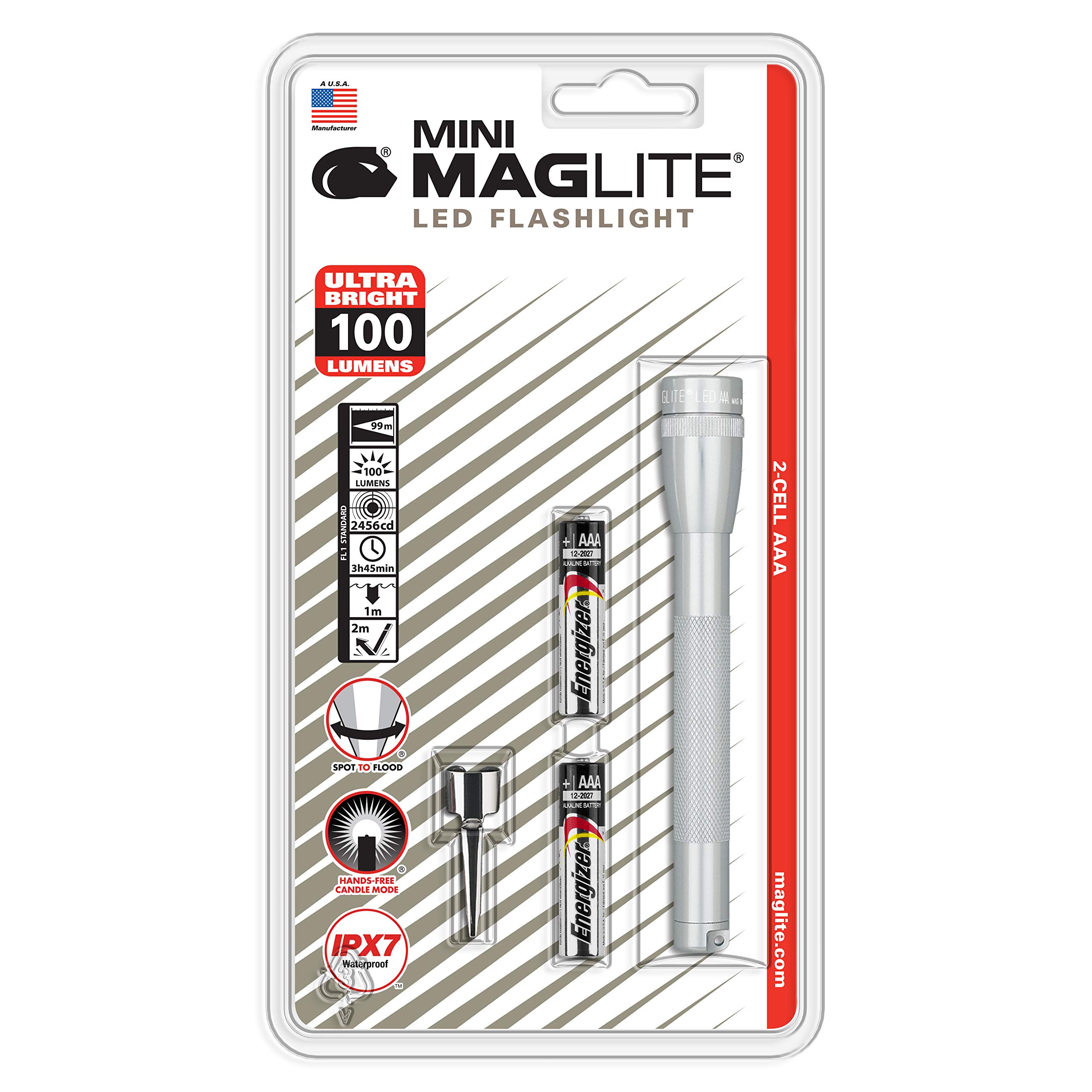 MAGLITE Mini LED 2-Cell AAA Flashlight