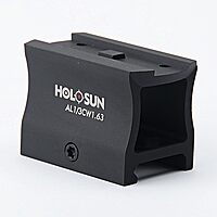 HOLOSUN T1 Compatible Mount, Lower 1/3 Co-Witness, 1.63" Height from Picatinny Surface