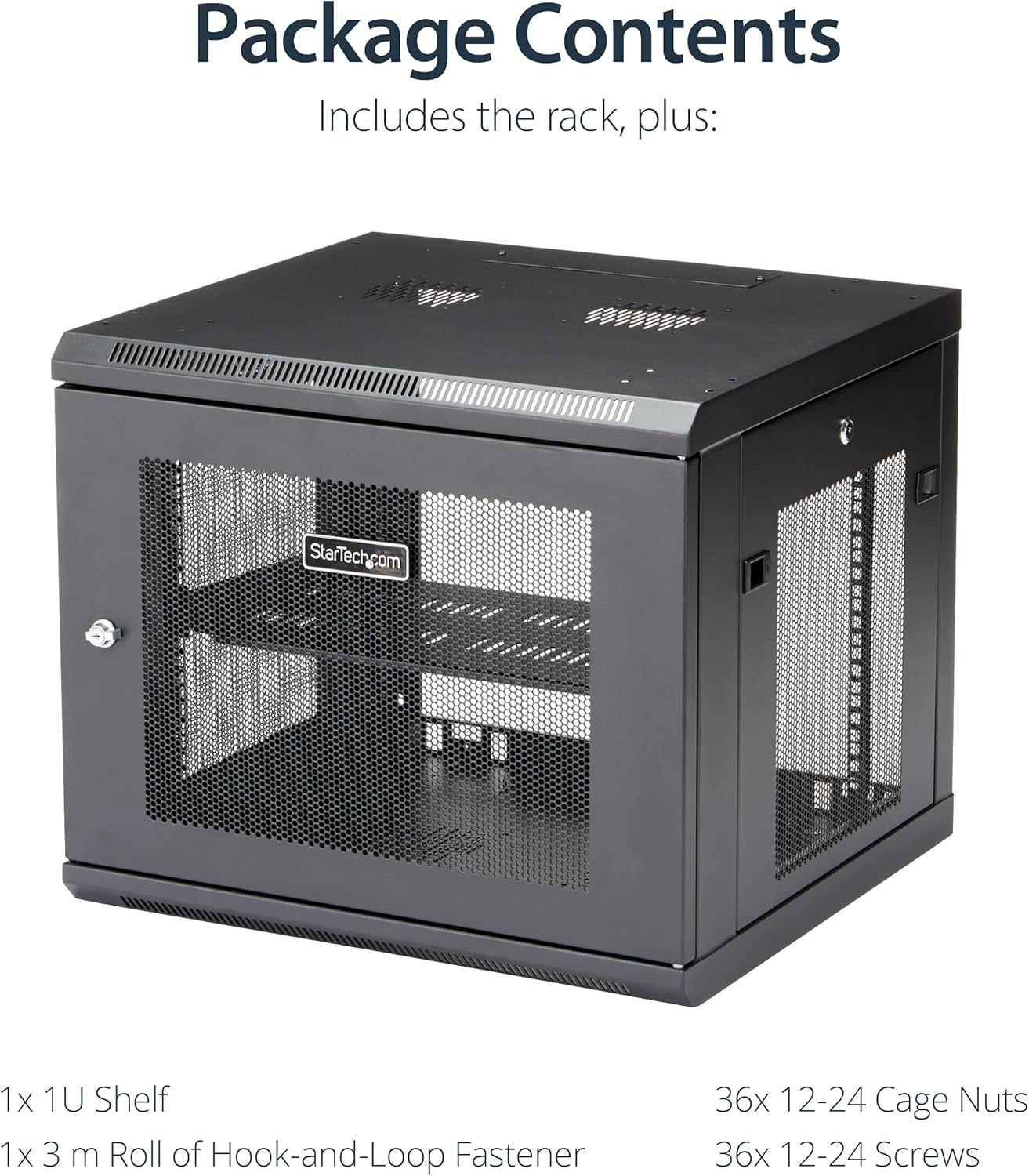 StarTech.com 19" Wall-Mount Server Rack Cabinet