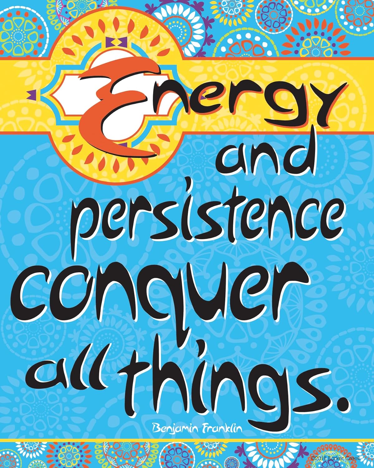 BARKER CREEK Art Print Set - Inspirational Classroom & Home Décor