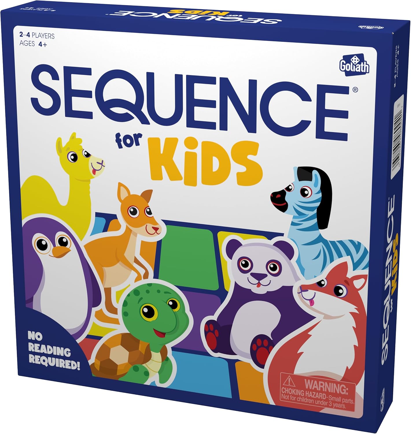 SEQUENCE for Kids -- The 'No Reading Required' Strategy Game by Jax and Goliath, Multi Color