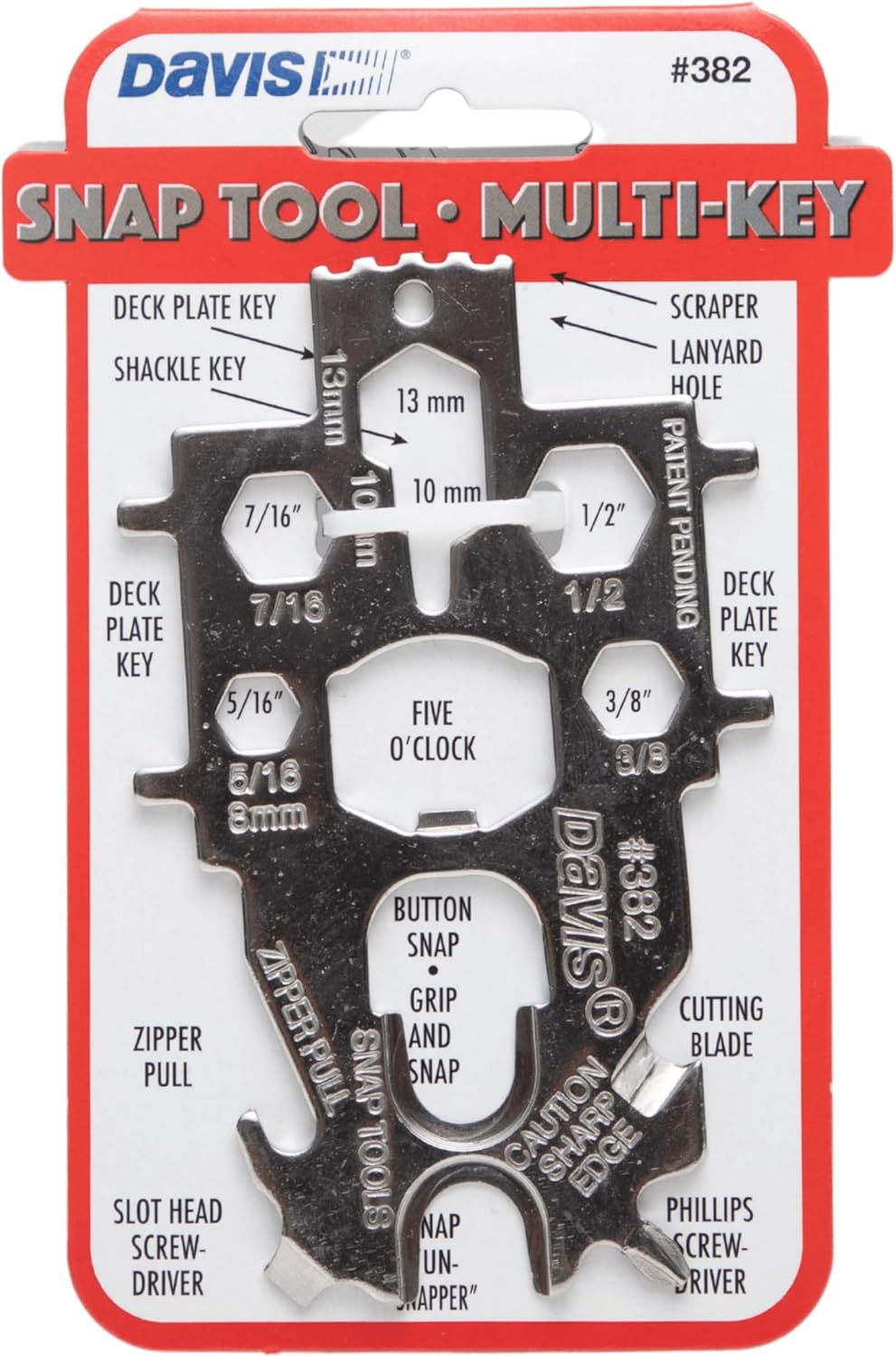 Davis Instruments 382 Deck Tool Multi-Key 1 Count (Pack of 1)