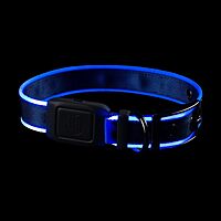 Nite Ize NiteDog Rechargeable LED Collar - Light Up Dog Collar with Durable Metal Buckle