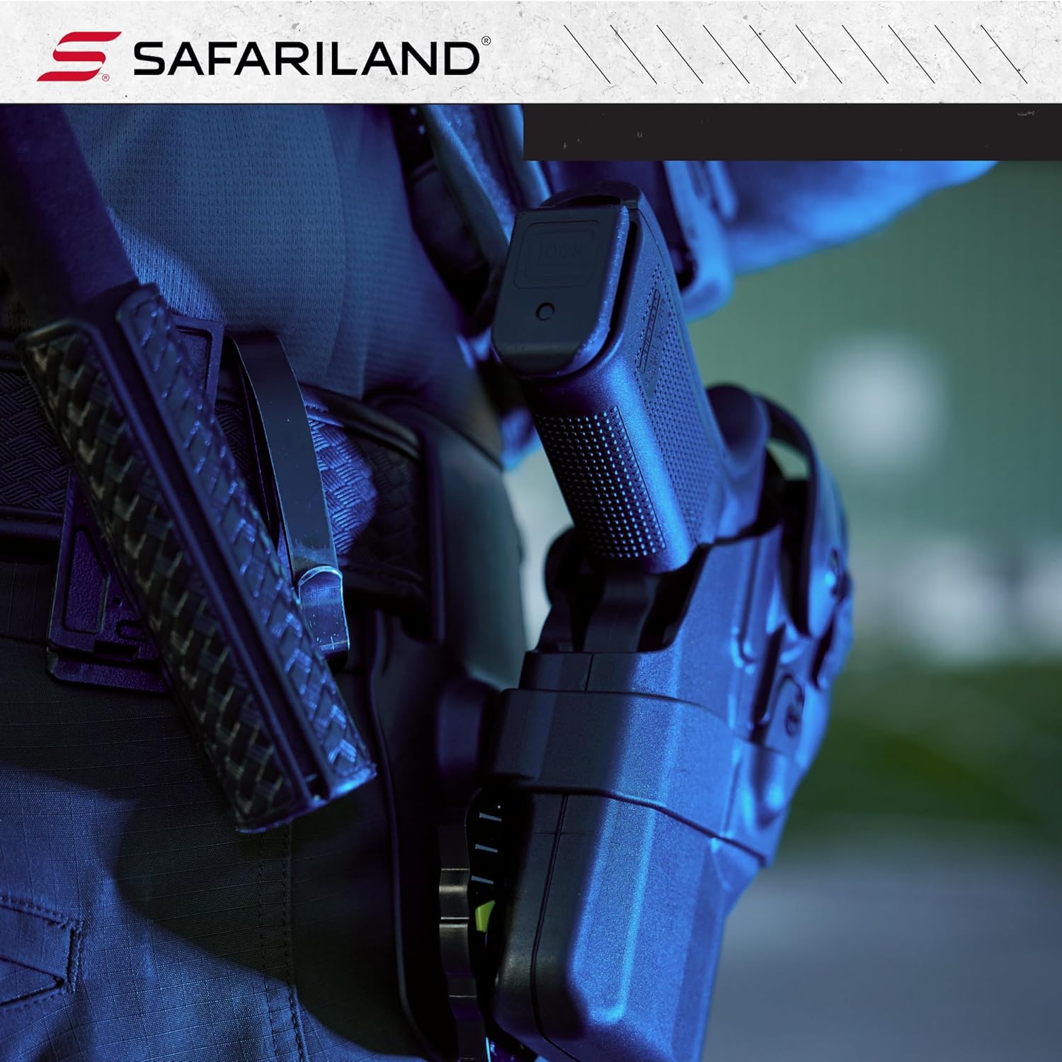 SAFARILAND Model 7360 7TS ALS/SLS Mid-Ride Duty Holster