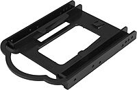 StarTech.com 2.5" HDD / SDD Mounting Bracket for 3.5" Drive Bay - Tool-less Installation - BRACKET125PT, Black