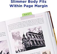 Avery Margin Ultra Tabs — Repositionable 2-Sided Writable Page Tabs