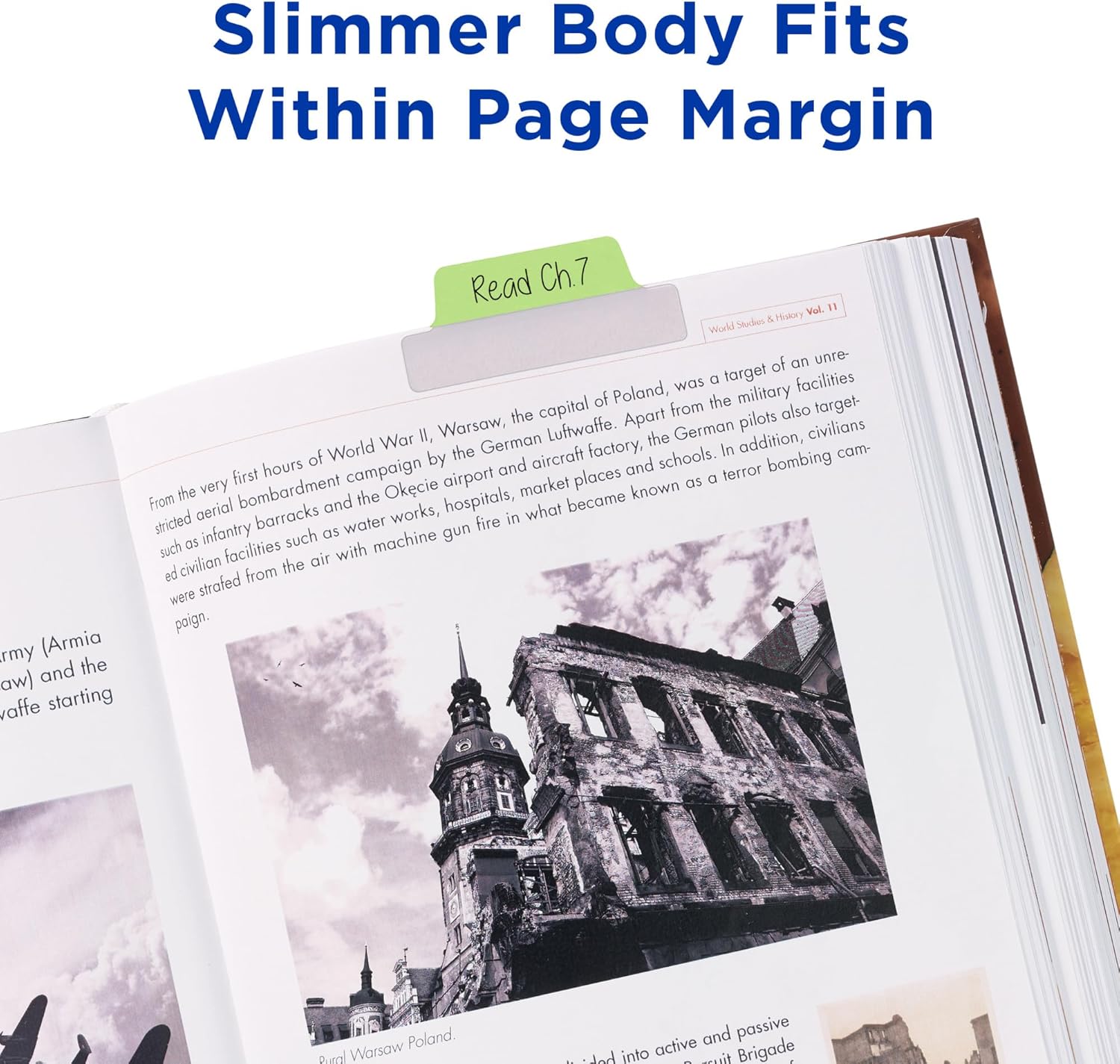 Avery Margin Ultra Tabs — Repositionable 2-Sided Writable Page Tabs