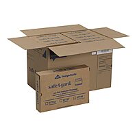 Safe-T-Gard 1/2 Fold Toilet Seat Cover Dispenser by GP PRO (Georgia-Pacific); Black; 57748; 16.375" W x 2.500" D x 11.750" H