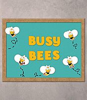 Carson Dellosa 45-Piece Buzz-Worthy Bee Cutouts, Colorful Cardstock Bumblebee Cut Outs for Spring Decor, Party