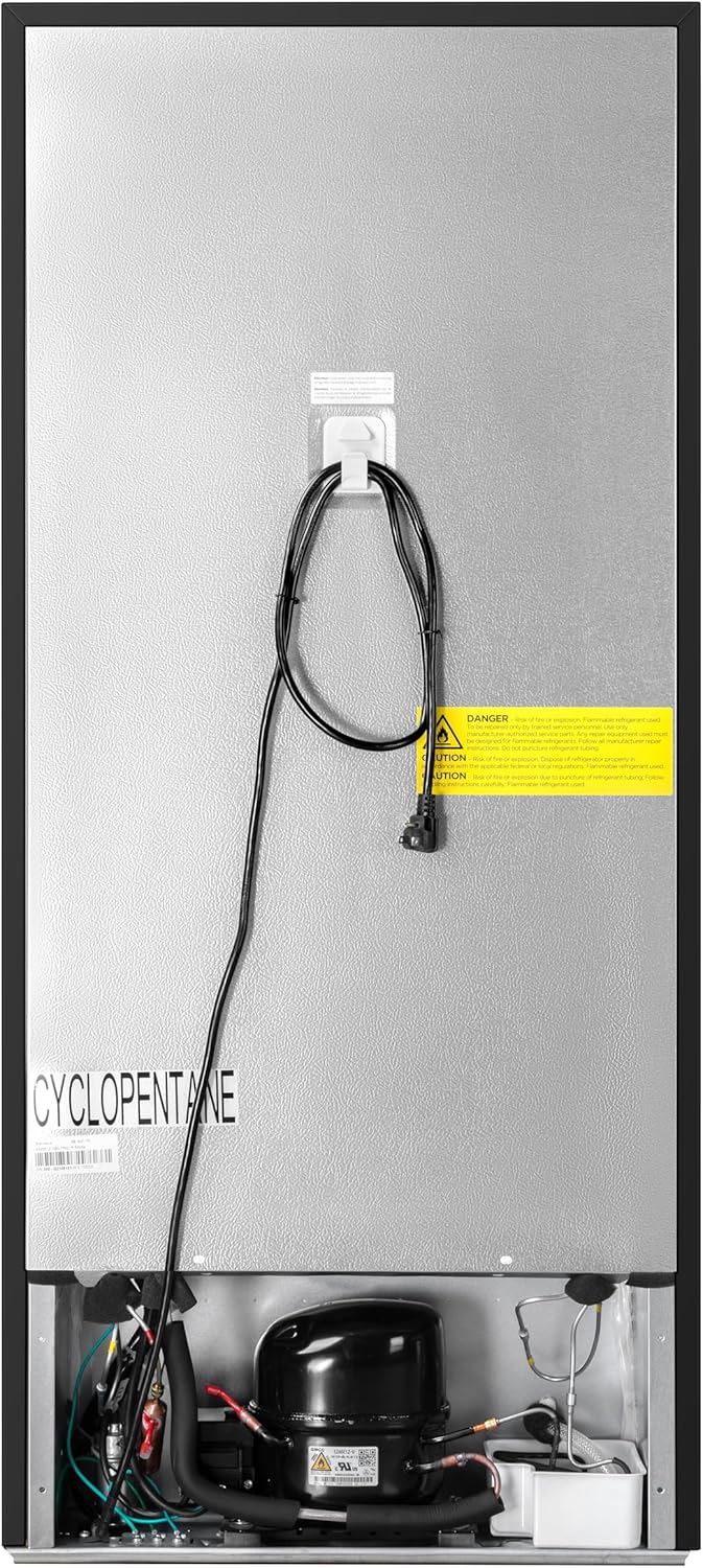 KoolMore KM-RUF-7S-SS Congelador/refrigerador convertible de 7 pies cúbicos KoolMore KM-RUF-7S-SS Congelador/refrigerador convertible de 7 pies cúbicos