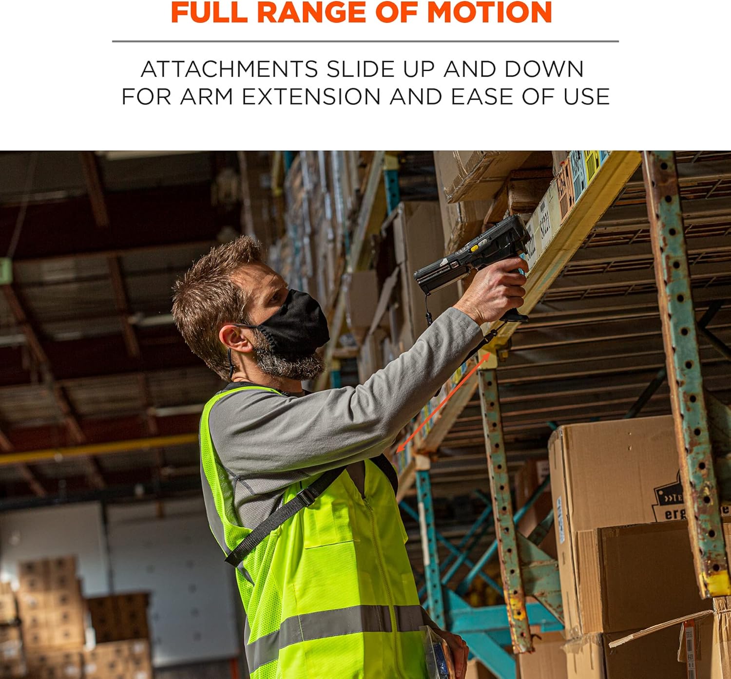 Ergodyne Squids 3138 Padded Barcode Scanner Harness and Lanyard