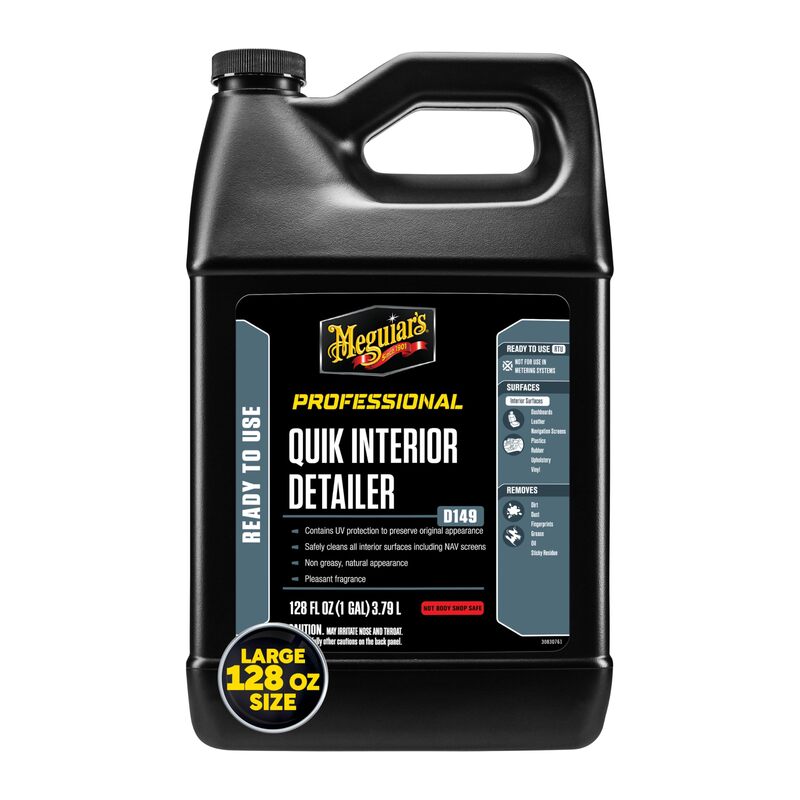 Meguiar's D14901 Detailer Quik Interior Detailer 3.79L safely cleans all interior surfaces 128 Fl Oz (Pack of 1) Quik