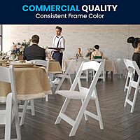 Flash Furniture Hercules Series Folding Chair - Resin Event Chair