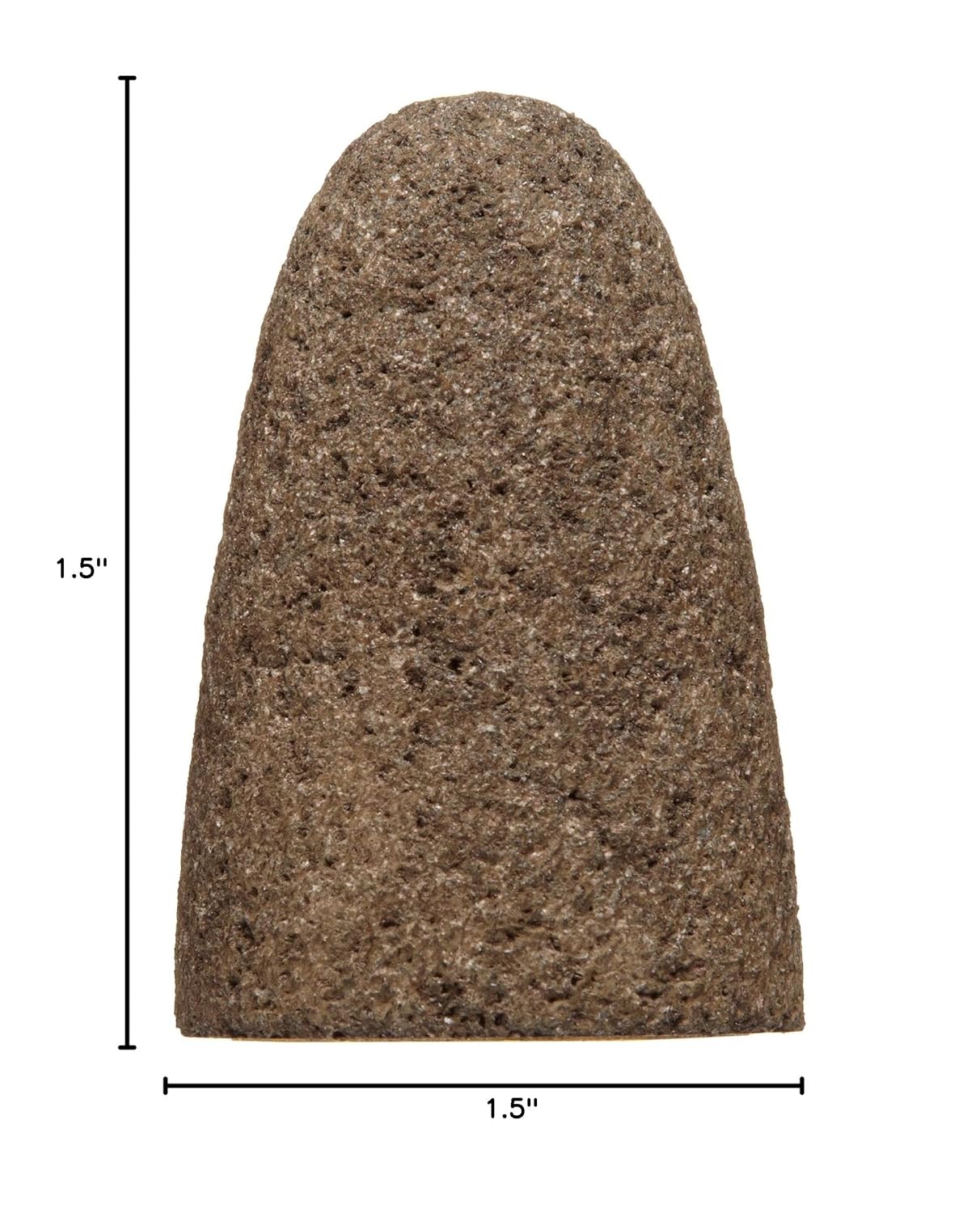 Norton Gemini Snagging Abrasive Cone Type 16, Aluminum Oxide, Square Tip, 5/8"-11 Arbor, 1-1/2" Diameter, 3" Thickness