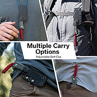 CIVIVI Baby Banter Fixed Blade EDC Knife with Kydex Sheath