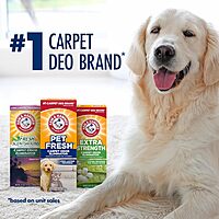 Arm & Hammer Fresh Scentsations Carpet Odor Eliminator, Island Mist, 30 oz Box, 6/Carton