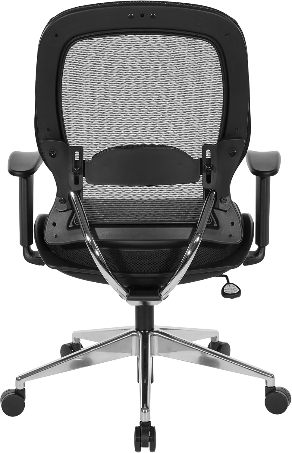 SPACE Seating Professional AirGrid Back and Eco Leather Seat and Trim, 2-to-1 Synchro Tilt Control