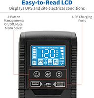 Tripp Lite ECO Series UPS Battery Backup Surge Protector